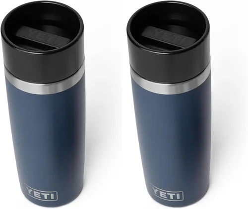 Vista 35 de YETI Rambler - Botella de viaje de 8 onzas, acero inoxidable, aislada al vacío con tapa a prueba de fugas, color negro