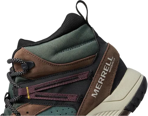 Vista 5 de Merrell Botas de senderismo impermeables Wildwood Mid Leather para hombre