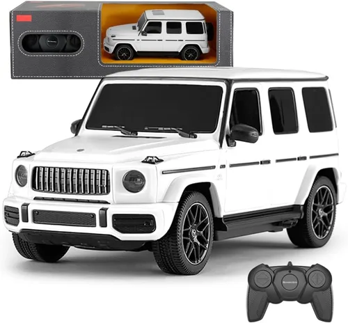 Vista 7 de Coche de control remoto a escala 1:24 para Mercedes G63, modelo de autos RC de 2.4 GHz, vehículo eléctrico de carreras deportivas, regalo para Rojo
