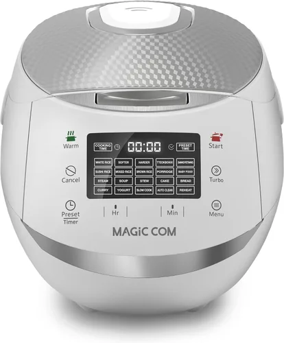 Vista 9 de MAGiC COM Arrocera digital multifuncional para 10 tazas sin cocinar (20 tazas cocidas), olla eléctrica programable 15 en 1 para arroz y granos