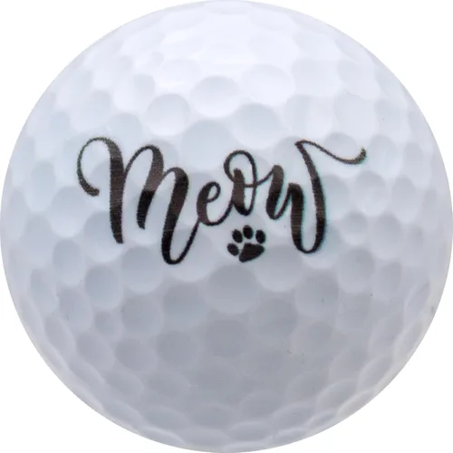 Vista 3 de GBM - Pelotas de golf para amantes de los gatos, diseño lindo para amantes de los gatos, golfistas, torneos, juego de liga y regalos únicos, 1 docena