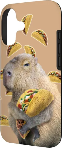 Vista 2 de Capybara Capybaras Eating Taco - Carcasa para iPhone 17
