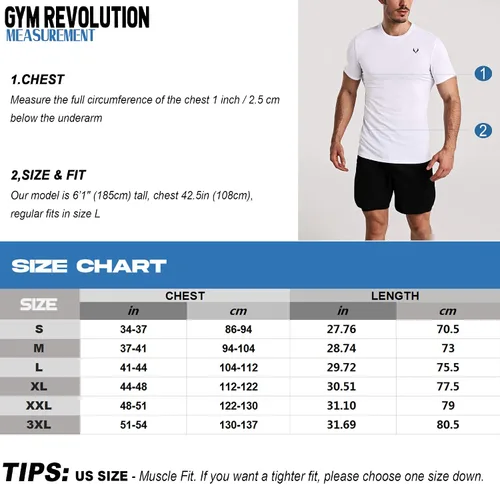 Vista 3 de GYM REVOLUTION Paquete de 5 camisetas sin mangas para hombre, entrenamiento atlético, gimnasio, muscular, culturismo, fitness