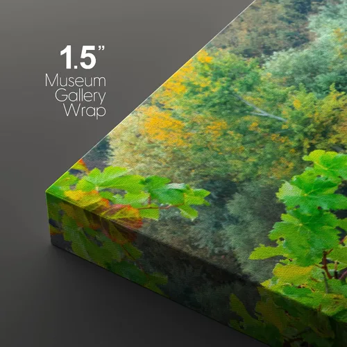 Vista 164 de wall26 Lienzo enmarcado para pared, juego de arte de acuarela pastel, paisaje rural, ilustraciones con formas abstractas, arte moderno, decorativo