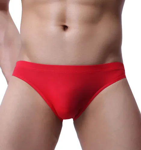Vista 19 de WINDAY Calzoncillos de hombre Transpirable Hielo Seda Triángulo Bikinis y Escritos N04