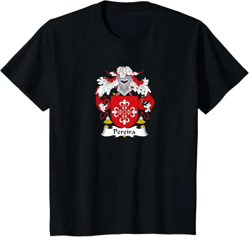 Vista 27 de Escudo de armas Pereira - Camiseta con escudo familiar, Negro