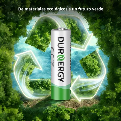 Vista 7 de DURNERGY Paquete de 48 pilas AA, 10 años de vida útil, pilas AA dobles de 2800 mAh para reloj, pilas AA, alcalinas LR6