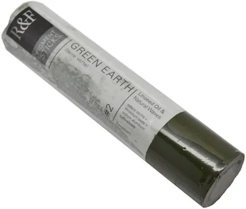 Vista 6 de R&F Handmade Paints - Pigmento profesional al óleo en barra, naranja lizarina, 6.4 fl oz
