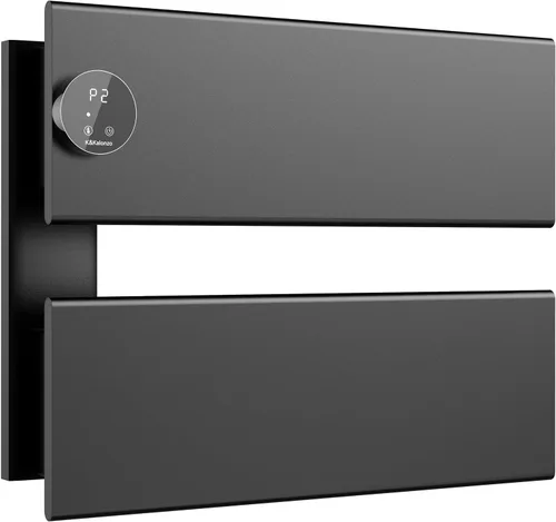 Vista 11 de K&KALONZO Calentador de toallas eléctrico, 18.35" An x 31" Al, calentador de toallas montado en pared con temporizador integrado, calentador