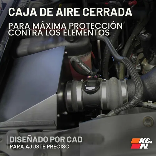 Vista 6 de Conjunto de ingreso de aire de rendimiento K & N