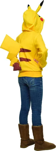 Vista 2 de Rubie's Pokemon - Pikachu Hoodie with Tail - Tween Costume