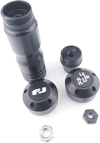 Vista 4 de Kit de Pomos Negros para Cambio y Caja de Transferencia para Toyota FJ Cruiser 2007–2015 – Aluminio 6061 Mecanizado CNC, Acabado Anodizado, Mejora