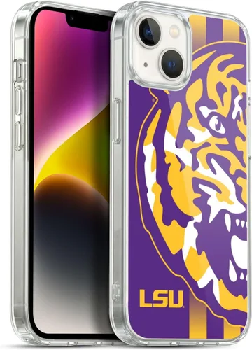 Vista 26 de Head Case Designs Funda de gel suave con licencia oficial de la Universidad Estatal de Louisiana LSU Camou compatible con Apple iPhone 7 Plus/iPhone