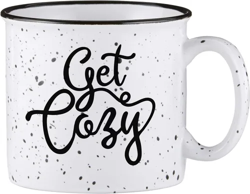 Vista 5 de Santa Barbara Design Studio SIPS Drinkware - Taza de cerámica para fogata, 13 onzas, llamado