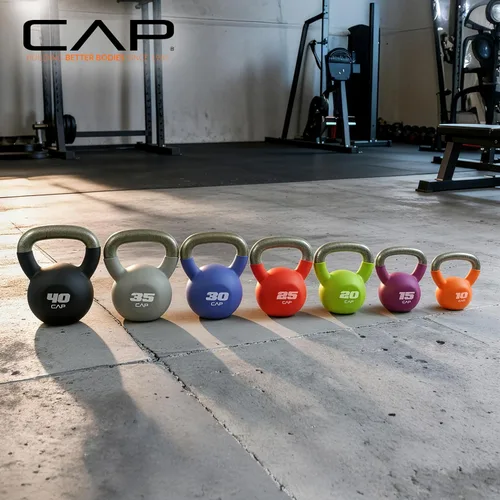 Vista 7 de CAP Neoprene Coated Kettlebells - Multiple Sizes