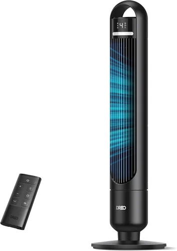 Vista 15 de DREO Ventilador de torre para dormitorio, velocidad de 28 pies/s