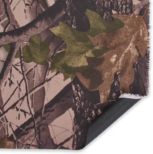 Vista 6 de Tela de lona estampada The Yard, impermeable, para exterior, 60 pulgadas de ancho, 600 denier negro (Tropical Black)