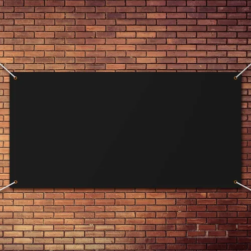 Vista 16 de Zonon Pancartas grandes en blanco y letreros de tela Oxford de poliéster para decorar con cuerda colgante para pared interior y exterior, carteles