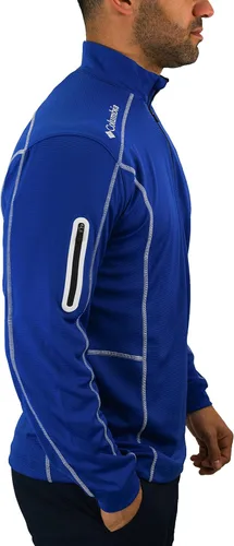 Vista 2 de Columbia - Sudadera Omni-Wick Shotgun de manga larga con cremallera de 14 para hombre