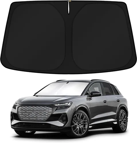 Vista 39 de KUST Parasol para parabrisas para BMW X1 F48 2016, 2017, 2018, 2019, 2020, 2021, 2022, accesorios de ajuste personalizado, parasol plegable