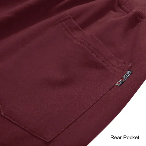 Vista 5 de Cotrasen Pantalones cortos capri de 34 para hombre por debajo de la rodilla, pantalones cortos largos capri con bolsillos con cremallera