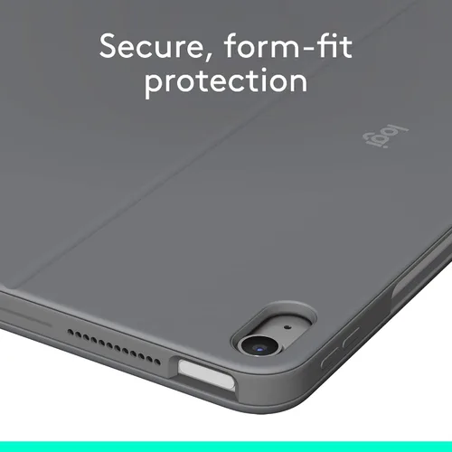 Vista 6 de Logitech Combo Touch - Funda con teclado para iPad Air de 13 pulgadas (M2) (2024), teclado retroiluminado desmontable con soporte, escritura cómoda