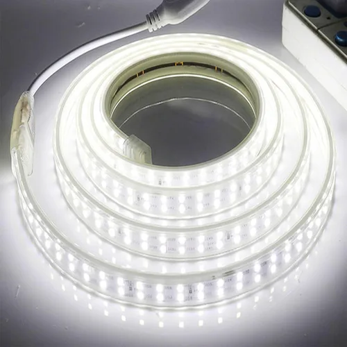 Vista 12 de SUYOOULIN Tira de luces LED, 3.3 pies/3.3 ft súper brillante 4000 lúmenes, 2835 180 LEDs/S/M tiras de luz LED, alto voltaje AC110V-130V Waterpoof