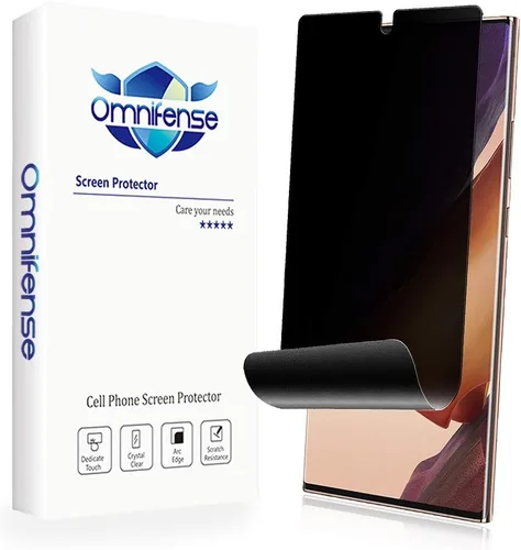 Vista 8 de Protector de pantalla para Galaxy S21, película suave de privacidad (no vidrio templado), compatible con fundas, desbloqueo en pantalla, acabado