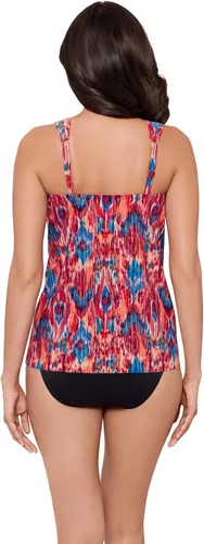 Vista 4 de Miraclesuit Traje de baño para mujer Dazzle con cuello redondo y aros
