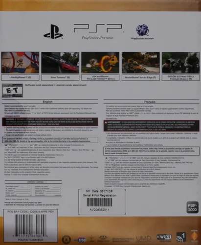Vista 2 de PlayStation Portable 3000 Core Pack System - Piano Black