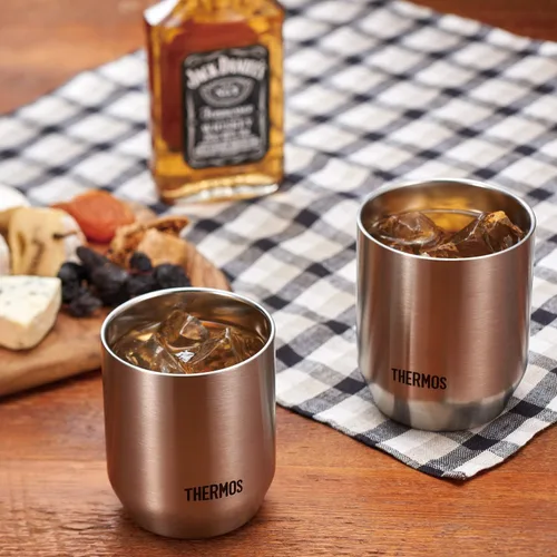 Vista 7 de Thermos JDH-280P S - Vaso aislado al vacío, 9.5 fl oz, acero inoxidable, juego de 2