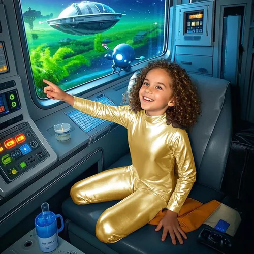 Vista 4 de YgneeDom Unitardo metálico brillante de manga larga para niñas de una pieza con aspecto mojado Oro