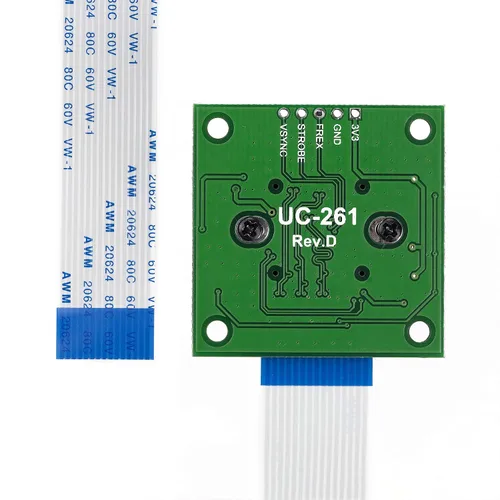 Vista 2 de Arducam para Raspberry Pi 5 Módulo de cámara con lente de montaje CS intercambiable para Pi 5, 4, 3, 3B+, 5MP OV5647 1080P