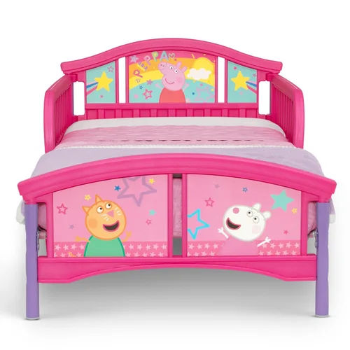 Vista 5 de Delta Children Cama infantil de plástico, Peppa Pig