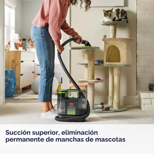 Vista 4 de BISSELL® Little Green® Max Pet Limpiador Profundo Portátil para Alfombras y Tapicería, Detallador para Carro/Auto, con Herramienta Autolimpiante