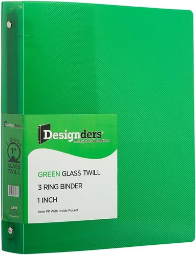 Vista 59 de JAM Paper - Carpeta de plástico de 1 pulgada, carpeta naranja de 3 anillas, se vende individualmente