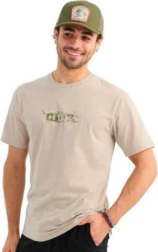 Vista 48 de HUK Mens Fishing Graphic Tee, Performance Short Sleeve, Quick-Dry Bass Bones - Búho nocturno