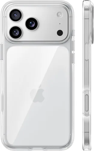 Vista 10 de TORRAS Funda para iPhone 18 Pro Crystal Borgoña, antiamarilleamiento 6.3" Borgoña transparente