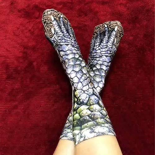 Vista 3 de Regalos de San Valentín para él, ella, hombres y mujeres, divertidos calcetines con patas de animales, calcetines novedosos en 3D locos con patas