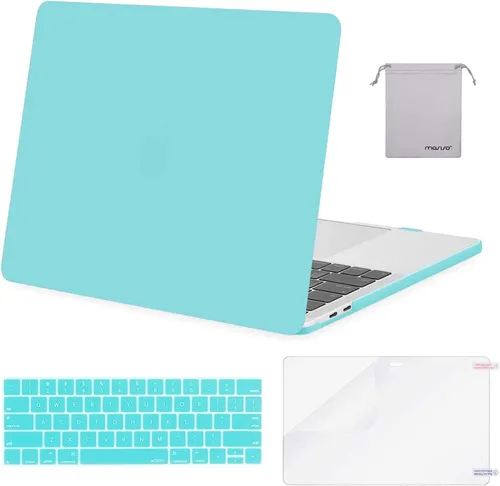 Vista 41 de MOSISO - Carcasa rígida de plástico, cubierta de teclado, protector de pantalla y bolsa de almacenamiento para MacBook Pro 13 pulgadas/33 cm