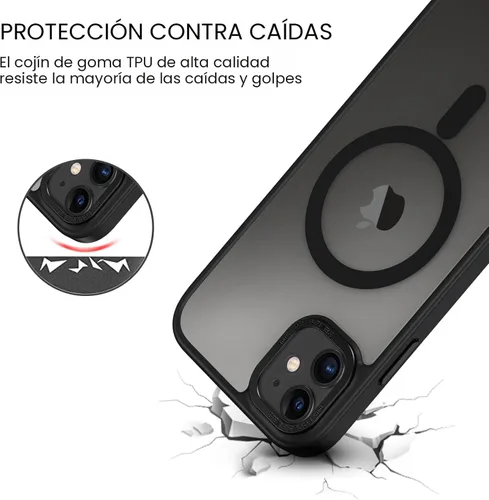 Vista 4 de BENTOBEN Funda para iPhone 11, Funda de teléfono para iPhone 11 Funda Magnética [Compatible con Mag Safe] Translúcida Mate Delgada Resistente a