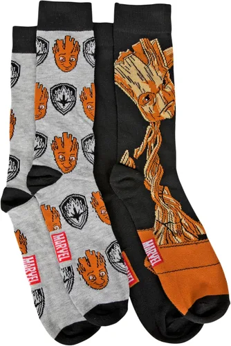 Vista 2 de Guardians of Galaxy Groot - Paquete de 2 pares de calcetines