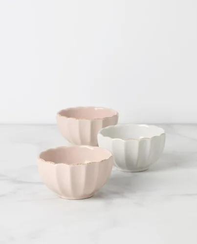 Vista 3 de Lenox 897945 French Perle - Cuencos mini de escalope de 3