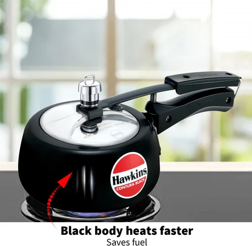 Vista 4 de Hawkins Olla a presión Contura Black 1,5 litros