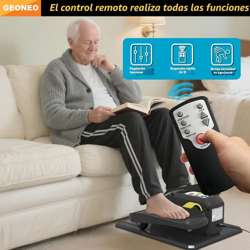 Vista 5 de Under Desk Elliptical Machine, Electric Elliptical Exerciser for Senior, Quiet & Small Electric Seated Pedal Exerciser for Home with Monitor, Remote