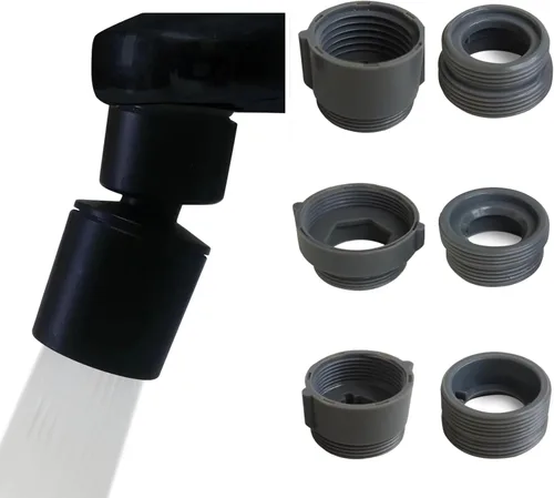 Vista 8 de Extensor giratorio para grifo, adaptadores de grifo de boquilla, filtro universal contra salpicaduras, extensión de grifo de cocina, cabezal