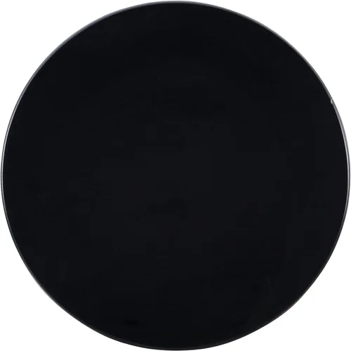 Vista 26 de Powell Mesa redonda para muebles con estante, color negro