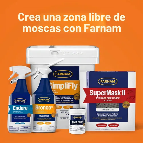 Vista 7 de Repelentes de moscas resistente al sudor para caballos de Farnam