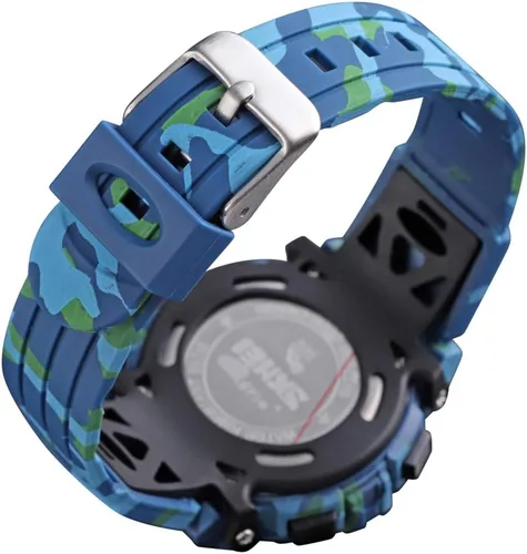 Vista 4 de FANMIS Relojes deportivos para niños, reloj digital electrónico LED, multifunción, 164.0 ft, impermeable, 2 veces, cronómetro colorido