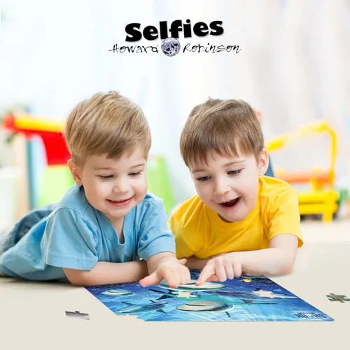 Vista 7 de Prime 3D Selfies Howard Robinson Reef Shark, rompecabezas 3D de 500 piezas